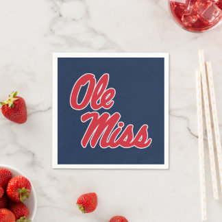 University of Mississippi | Ole Miss Script Napkin