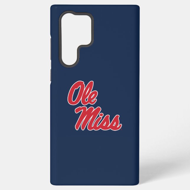 University of Mississippi | Ole Miss Script Samsung Galaxy S22 Ultra Case (Back)