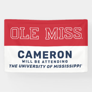 University of Mississippi   Ole Miss Wordmark Banner