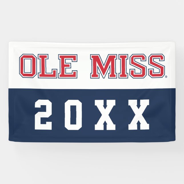 University of Mississippi | Ole Miss Wordmark Banner (Horizontal)