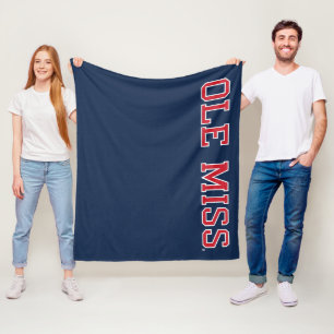 University of Mississippi Ole Miss Wordmark Fleece Blanket