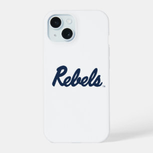 University of Mississippi   Rebels Script iPhone 15 Case
