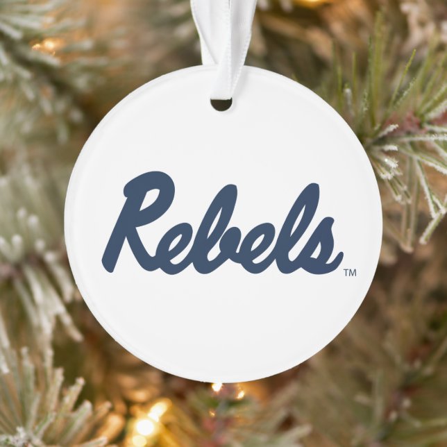 University of Mississippi | Rebels Script Ornament (Tree)
