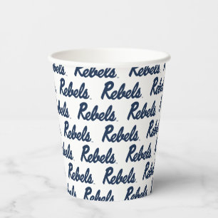 University of Mississippi   Rebels Script Paper Cups