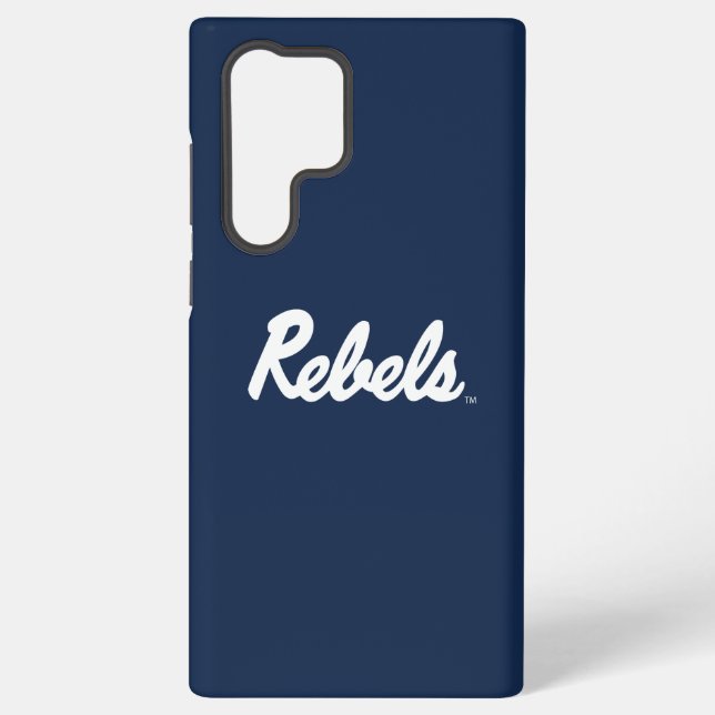 University of Mississippi | Rebels Script Samsung Galaxy S22 Ultra Case (Back)