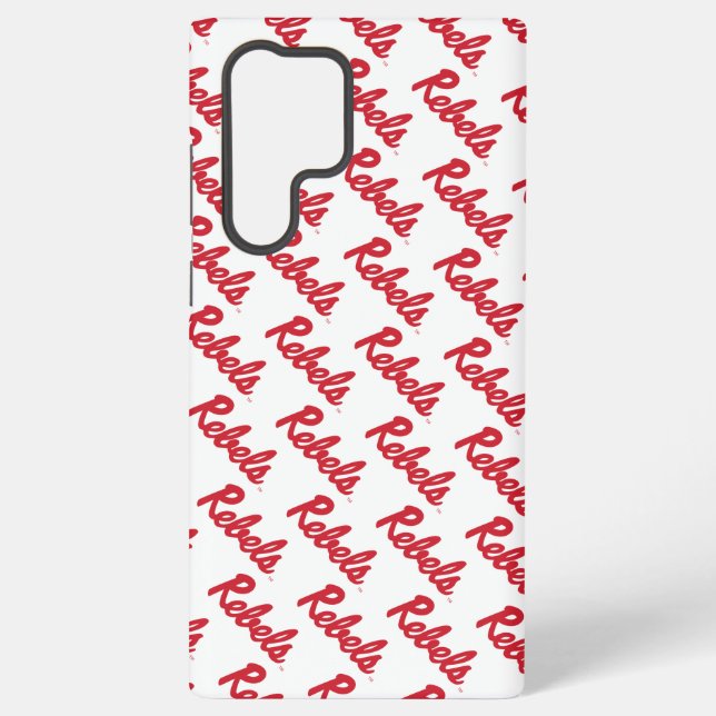 University of Mississippi | Rebels Script Samsung Galaxy S22 Ultra Case (Back)