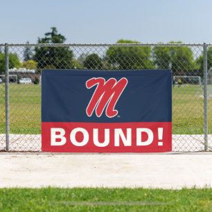 University of Mississippi   Script M Banner