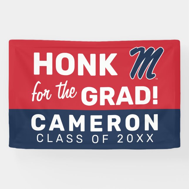 University of Mississippi | Script M Banner (Horizontal)
