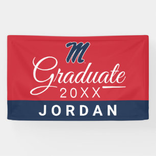 University of Mississippi   Script M Banner