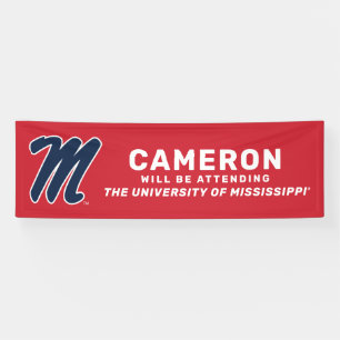 University of Mississippi   Script M Banner