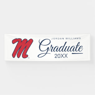 University of Mississippi   Script M Banner