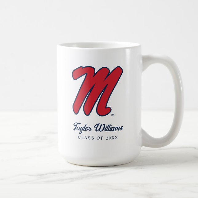 University of Mississippi | Script M Coffee Mug (Right)
