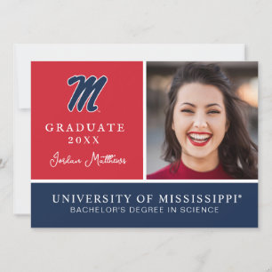 University of Mississippi Script M Invitation