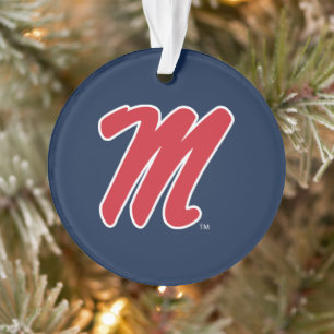 University of Mississippi Script M Ornament