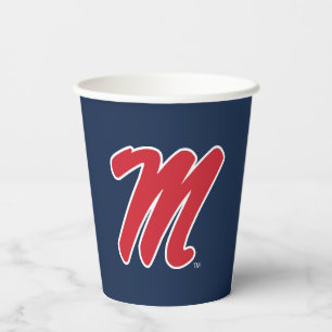 University of Mississippi   Script M Paper Cups