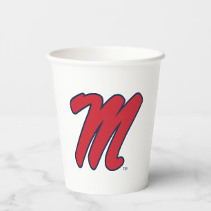 University of Mississippi   Script M Paper Cups