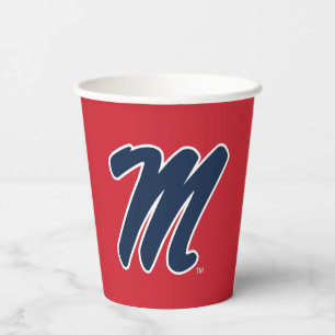 University of Mississippi   Script M Paper Cups