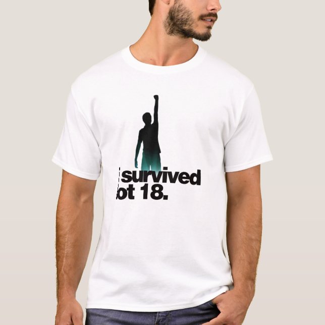 University of North Florida - "I survived lot 18" T-Shirt (Front)