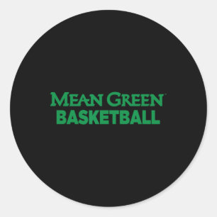 University Of North Texas Sketll Apparel Sports Fa Classic Round Sticker
