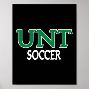 University Of North Texas Soccer Apparel Sports Fa Poster