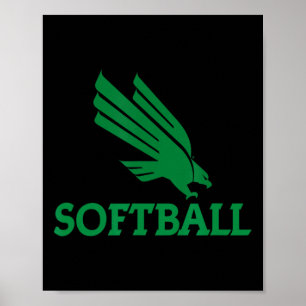 University Of North Texas Softll Apparel Sports Fa Poster