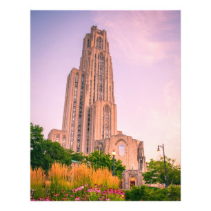 University of Pittsburgh Cathedral of Learning Can Photo Print