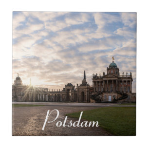 University of Potsdam at sunset in Germany Ceramic Tile