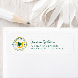 University of San Francisco Graduation Return Address Label