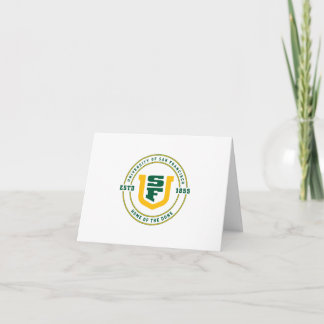 University of San Francisco Graduation Thank You Card