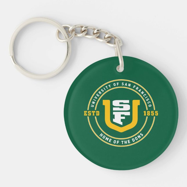 University of San Francisco Key Ring (Front)
