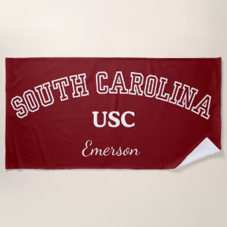 University of South Carolina Personalised Towel
