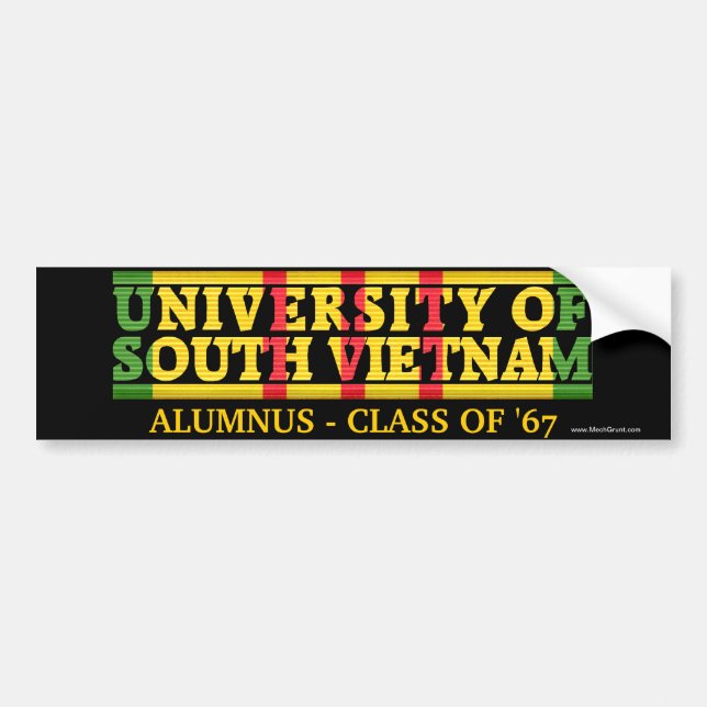 University of South Vietnam Alumnus Sticker (Front)
