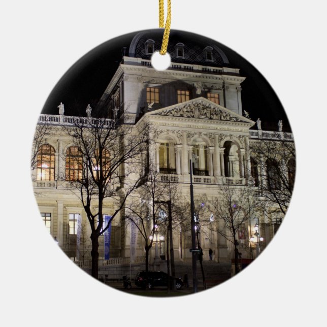 University Of Vienna Austria Ceramic Tree Decoration (Front)