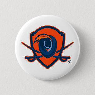 University of Virginia   Cavalier Shield 6 Cm Round Badge
