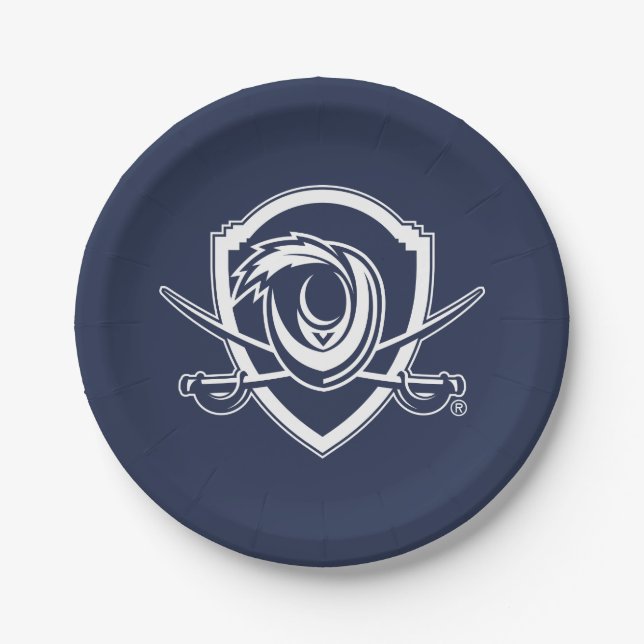 University of Virginia | Cavalier Shield Paper Plate (Front)