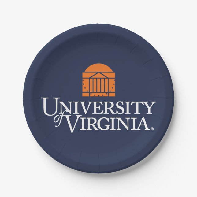 University of Virginia Paper Plate (Front)