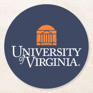 University of Virginia Round Paper Coaster