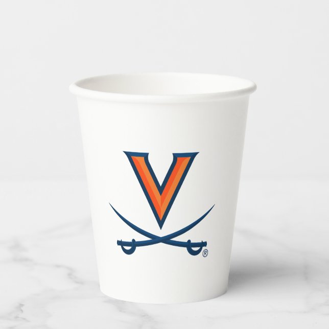 University of Virginia Sabre Paper Cups (Front)