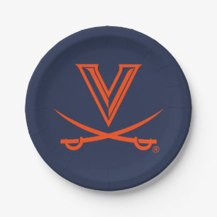 University of Virginia Sabre Paper Plate