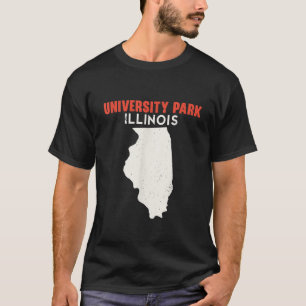 University Park Illinois USA State America Travel T-Shirt