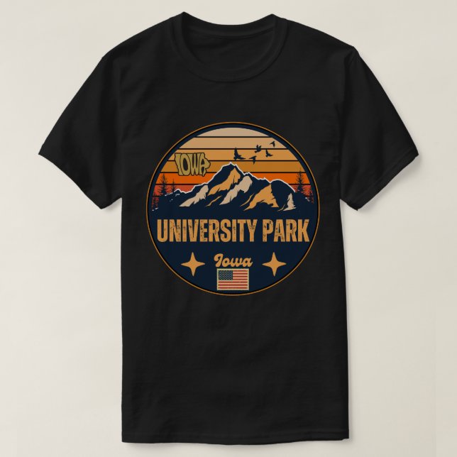 University Park, Iowa T-Shirt (Design Front)