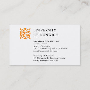University Style v2 Business Card
