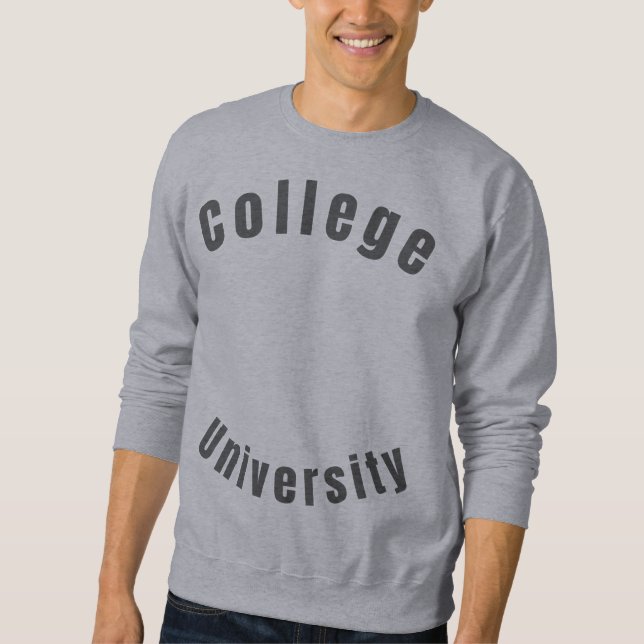 University sweater mens (Front)