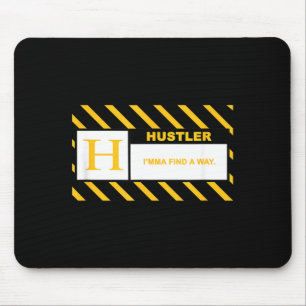 University Varsity-Gold Colour Hustler - Imma Find Mouse Pad