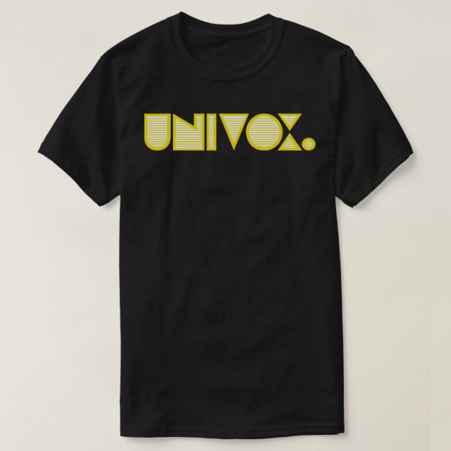 Univox Retro Guitar Bass Amp T-Shirt (Design Front)