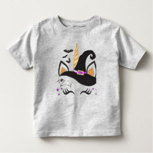 Uniwitch ,cute unicorn witch ,cute Halloween Toddler T-Shirt