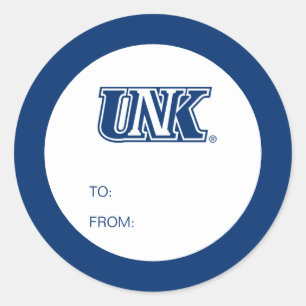 UNK Lopers Graduate Classic Round Sticker