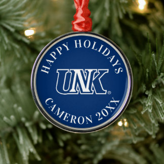 UNK | University of Nebraska at Kearney Metal Ornament