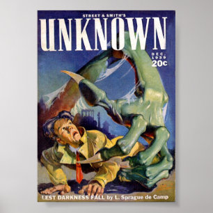 Unknown Comic Poster December 1939
