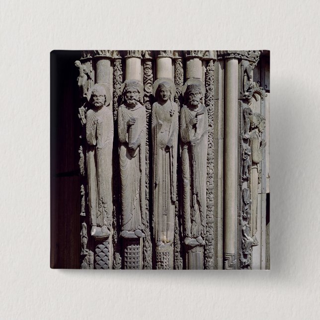 Unknown figure, King Solomon 15 Cm Square Badge (Front)